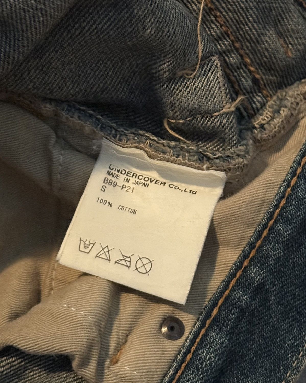 Undercover Undercover AW04 68 “Red Yarn” Denim Size US 28 / EU 44 - 5 Thumbnail