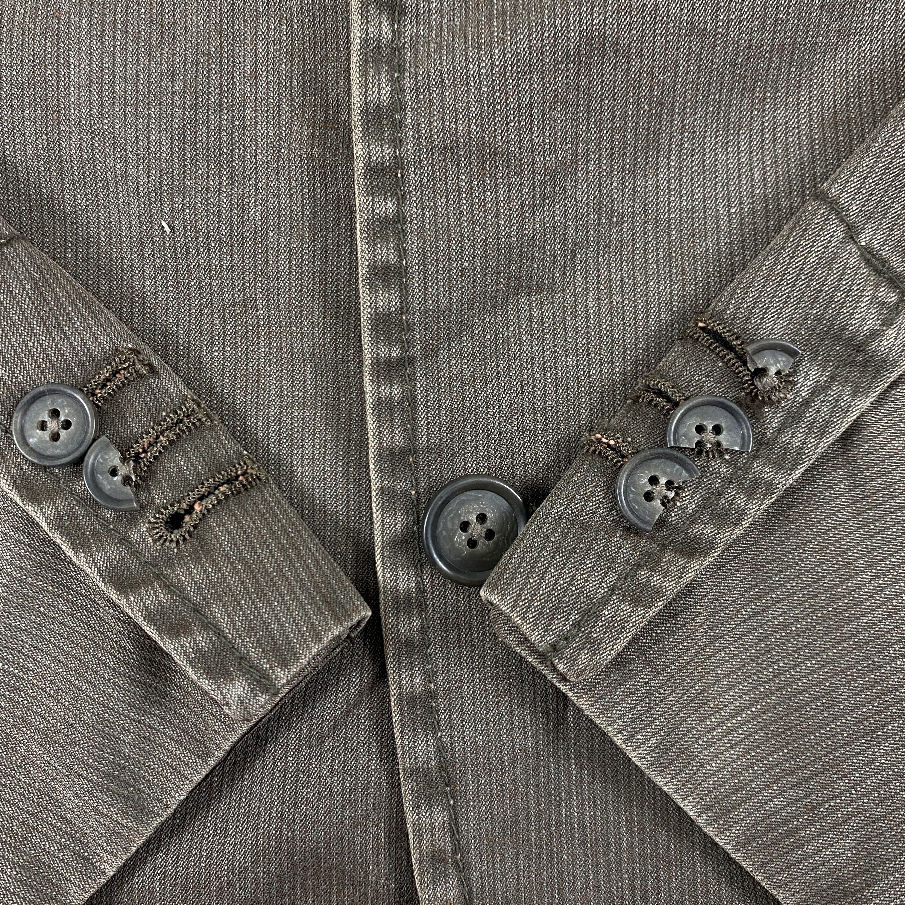 Japanese Brand 💥PPFM Slim Fit Blazer Single Breasted - J449 Size 36S - 14 Thumbnail