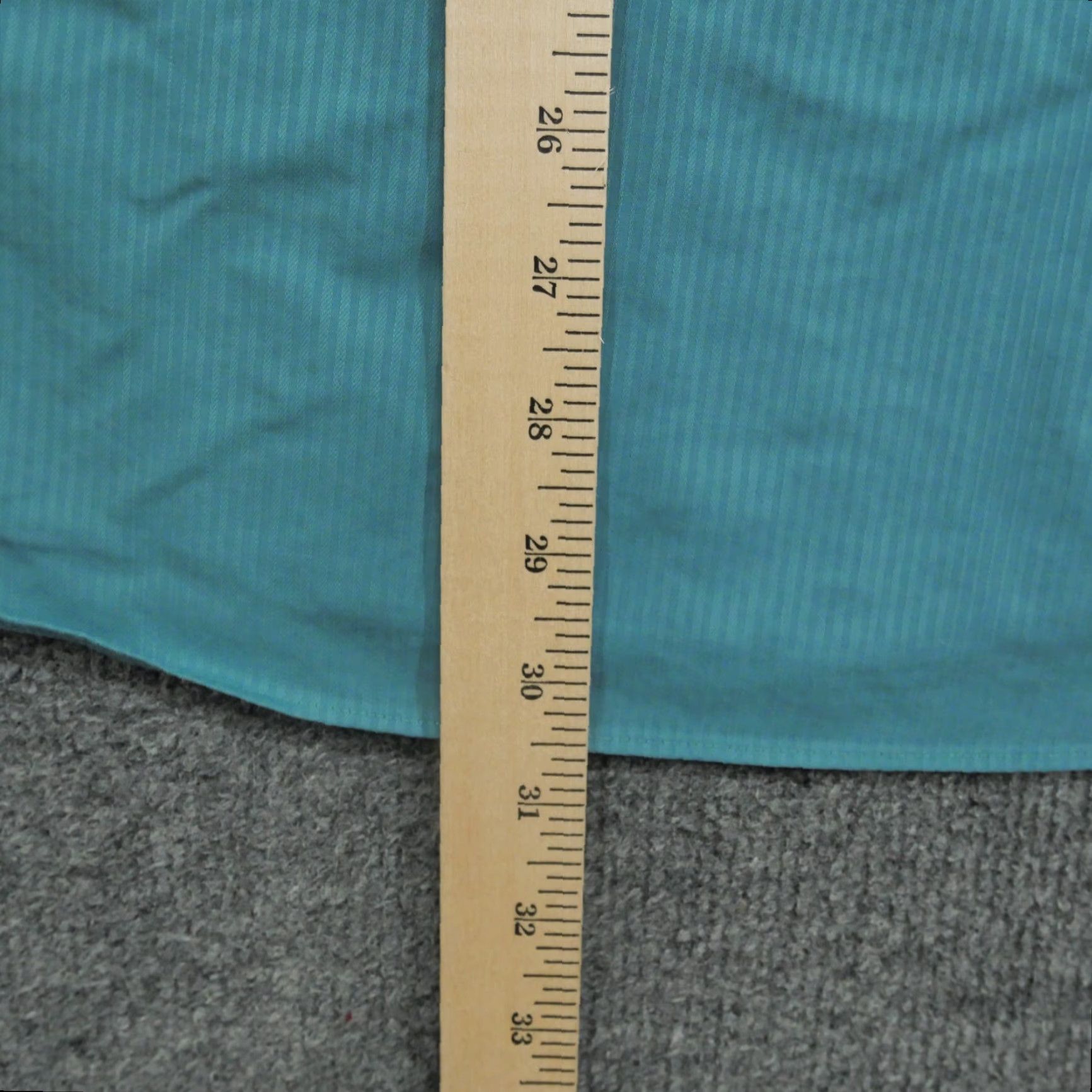Murano Murano Shirt Mens 17.5 35 Blue Teal Button Up Slim Fit Dress Long Sleeve Size 48R - 8 Thumbnail