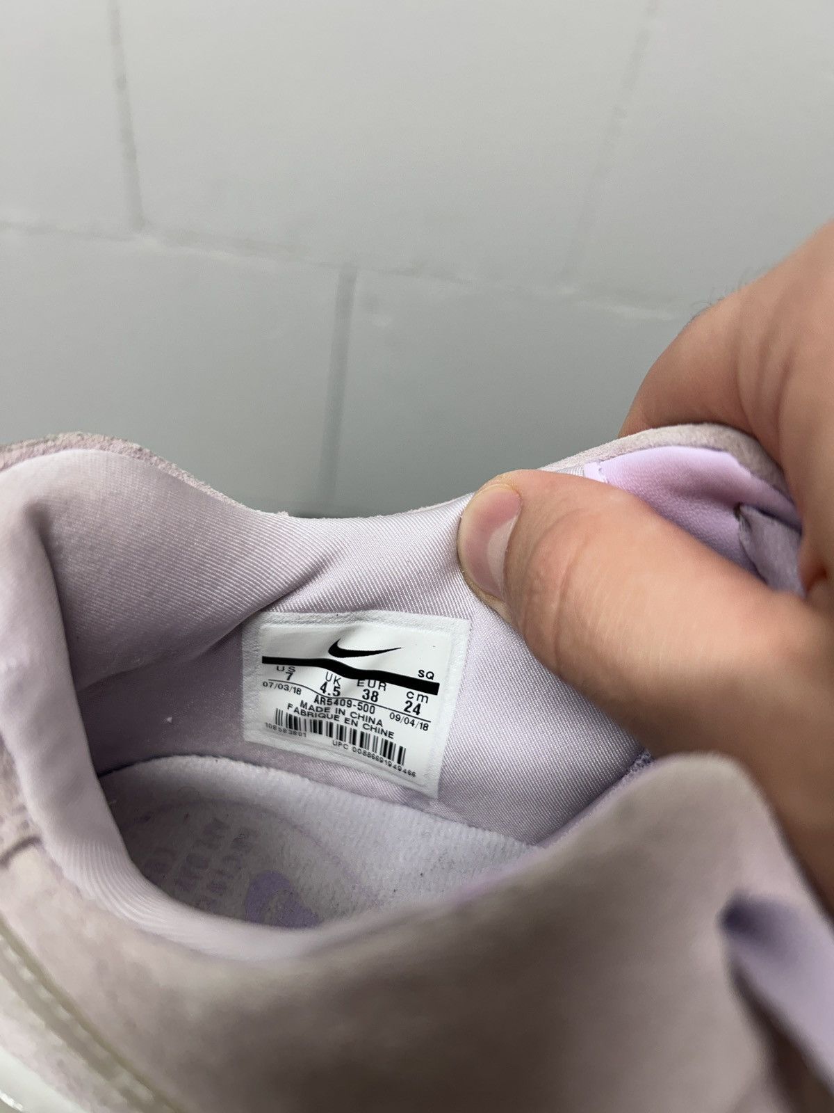 Nike Nike Wmns Air Force 1 Sage Low LX 'Violet Mist' Sneakers Size US 5.5 / EU 38 - 8 Thumbnail