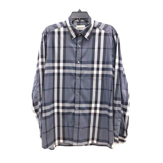 image of Burberry O1Srvl11E0524 Long Sleeve Check Cotton Shirt In Multicolor, Men's (Size Large)