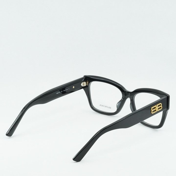 Balenciaga Balenciaga BB0274O 001 Eyeglasses Black 55mm Cat Eye Frame Size ONE SIZE - 8 Thumbnail