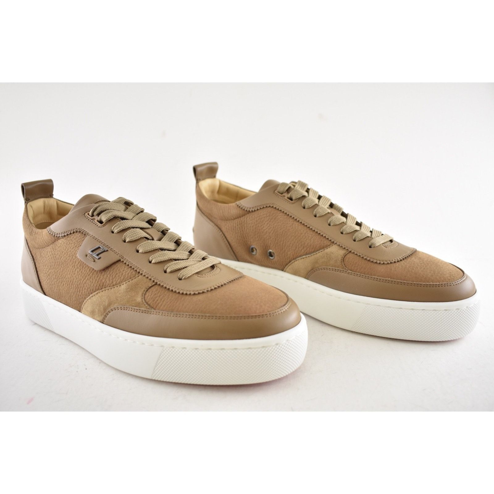 Christian Louboutin Christian Louboutin Mens Happyrui Flat Fennec Low Top Size US 11 / EU 44 - 3 Thumbnail