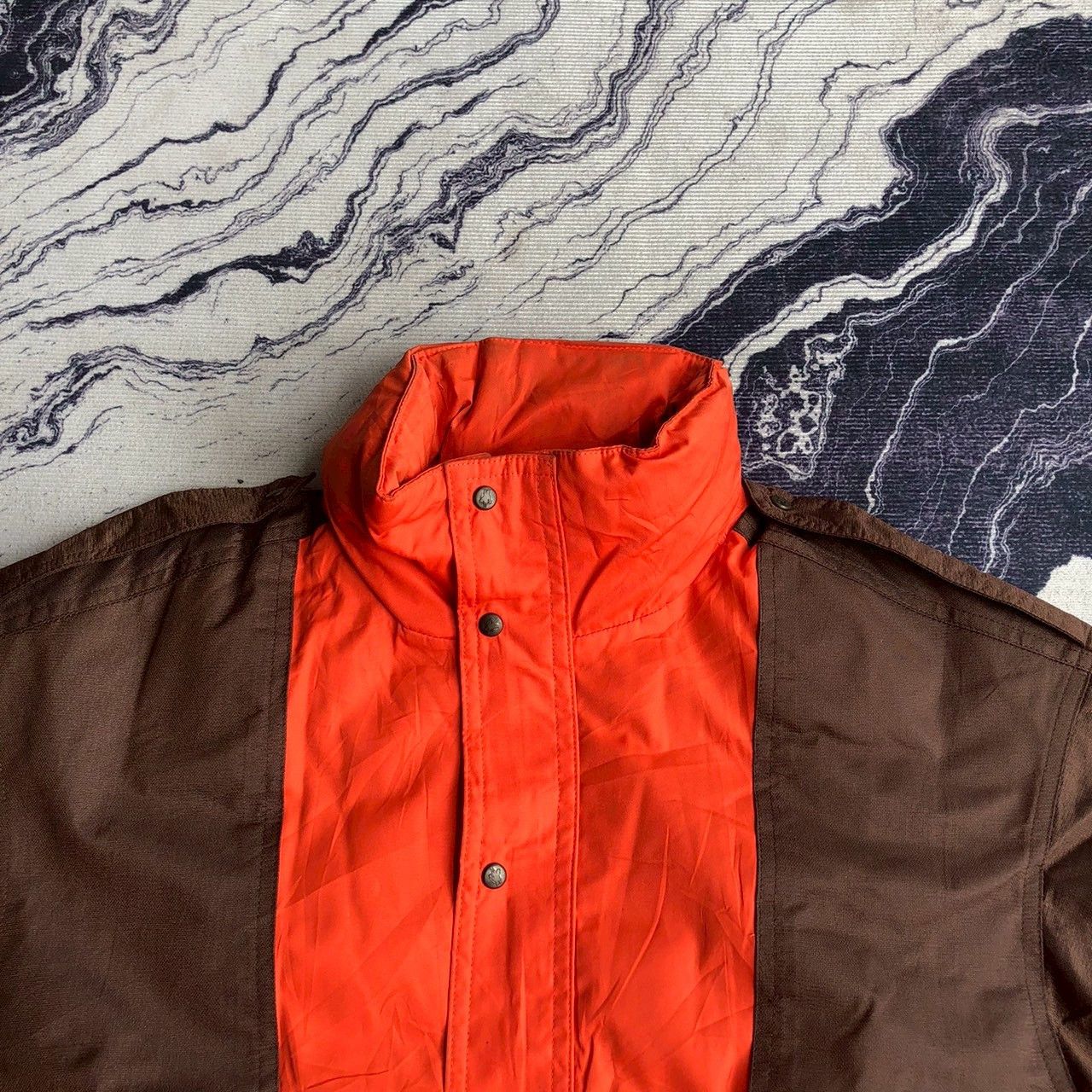 Moncler Grenoble Vintage 90s Moncler Grenoble Ski Jacket Orange Brown Size US M / EU 48-50 / 2 - 4 Thumbnail