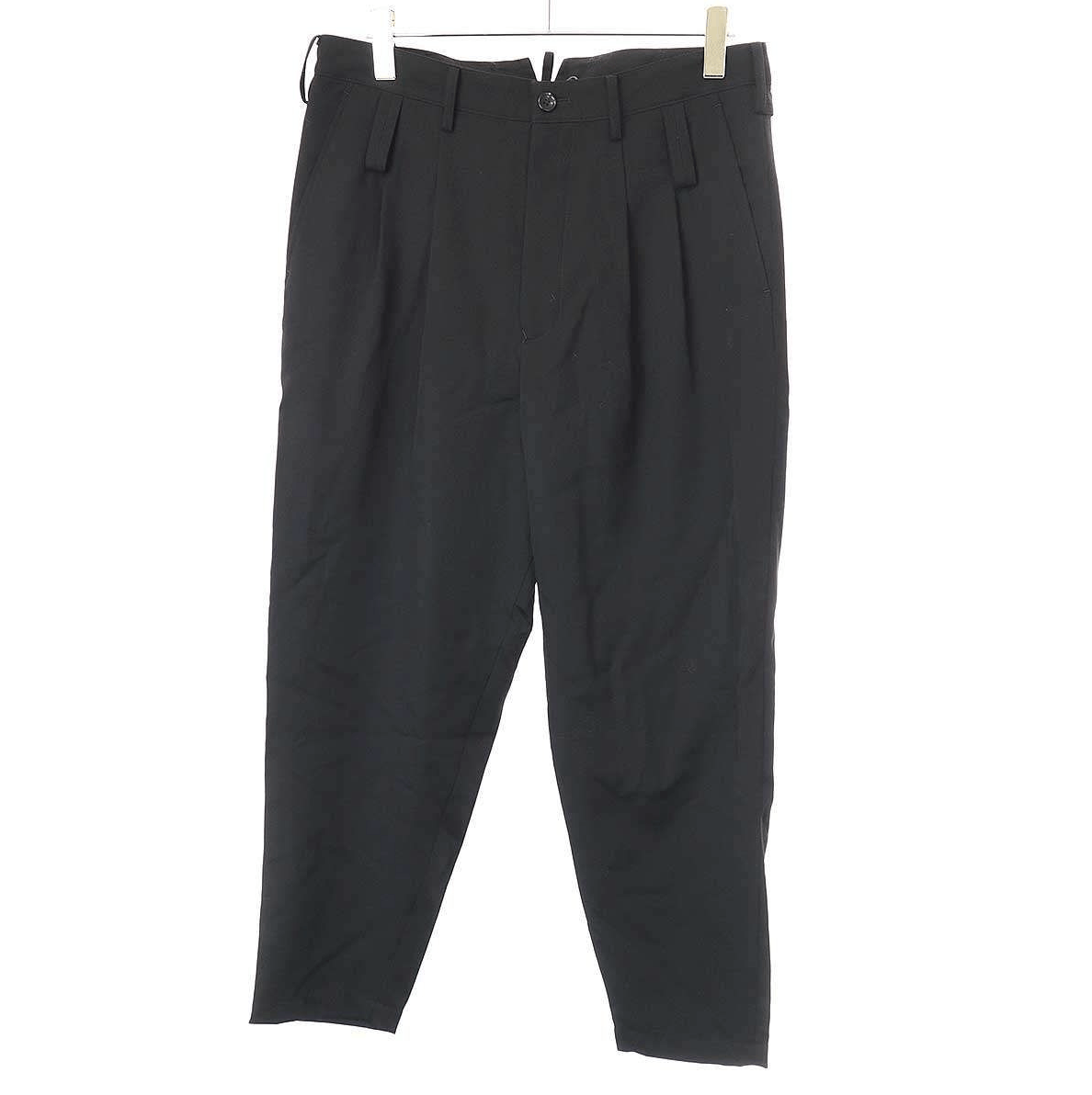 Yohji Yamamoto Yohji Yamamoto Pour Homme - W/Gabardine 2 Tuck Tapered Pants Size US 30 / EU 46 - 4 Thumbnail
