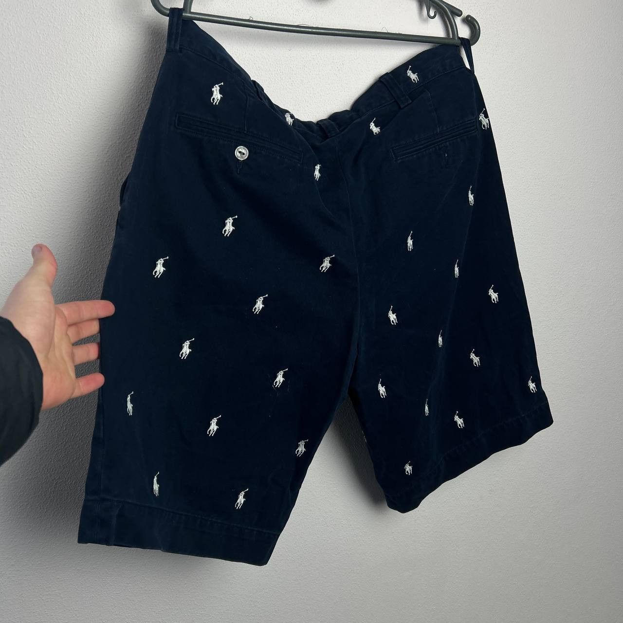 Polo Ralph Lauren Mens Polo Ralph Lauren Monogrammed logo y2k shorts Size US 34 / EU 50 - 13 Thumbnail