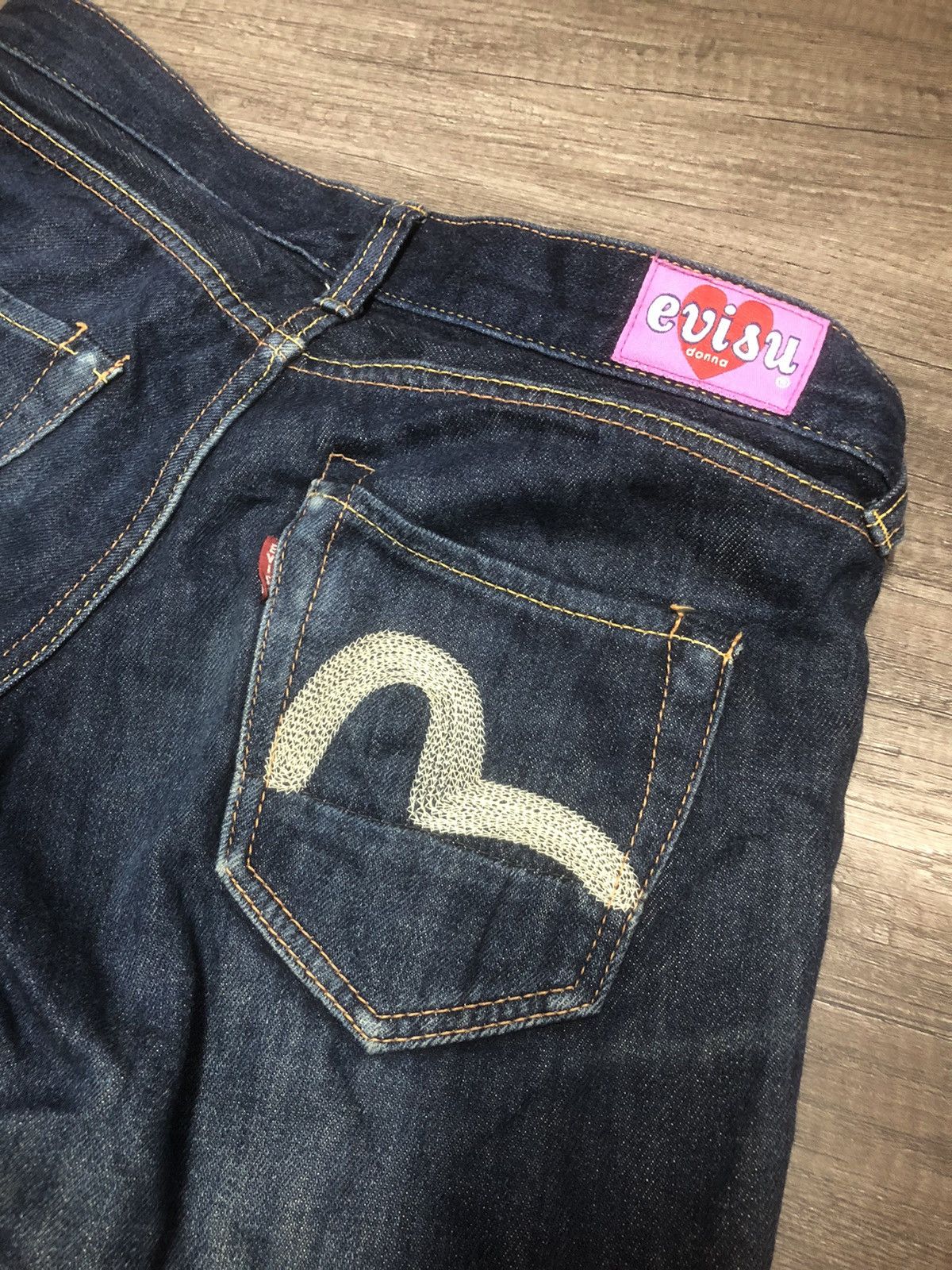 Evisu × Japanese Brand Evisu Donna Jeans Size 32" / US 10 / IT 46 - 4 Thumbnail