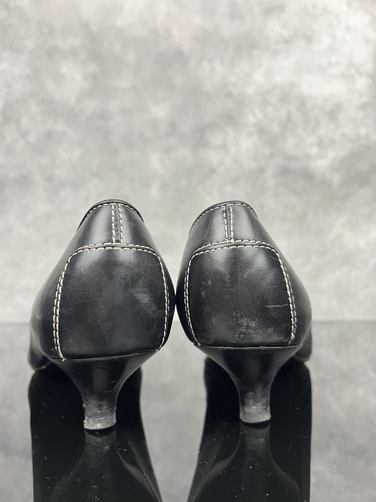 Tod's Tod’s Vintage Black Leather Heeled Sandals Elegant Size US 6 Size US 6.5 / IT 36.5 - 9 Thumbnail
