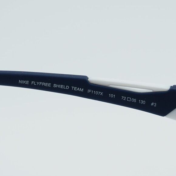 Nike NIKE FLYFREE SHIELD 101 Sunglasses White Shield Frame Size ONE SIZE - 7 Thumbnail