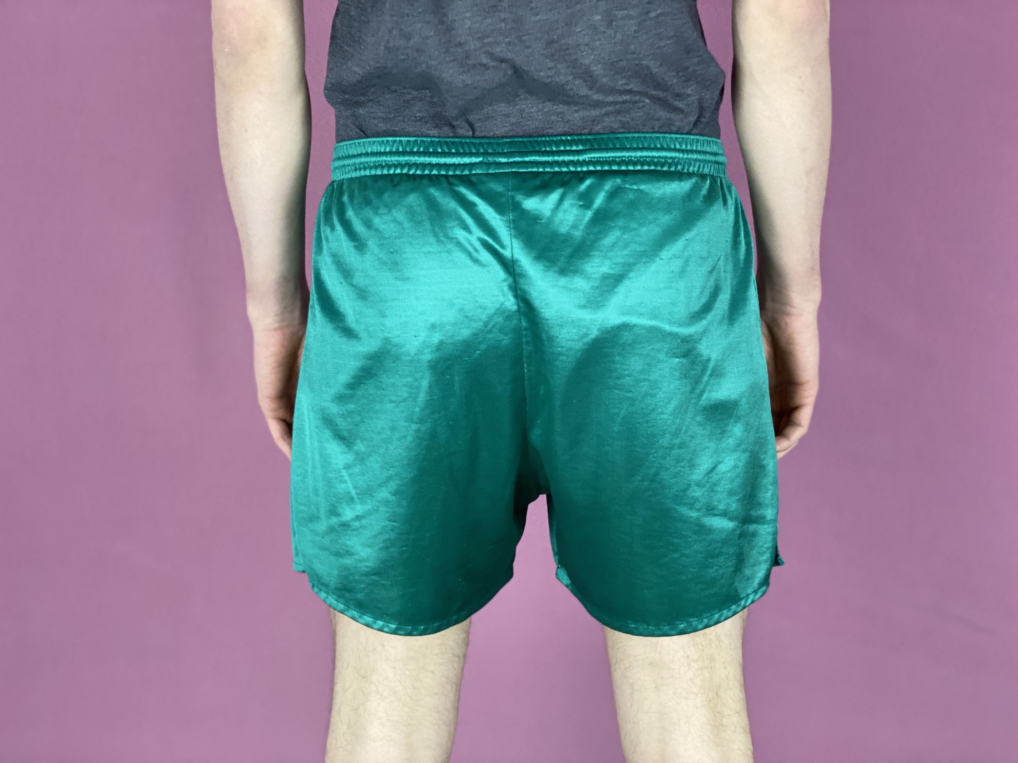 Puma × Vintage 90s Puma Vintage Men's Track Shorts - L Size US 34 / EU 50 - 3 Thumbnail
