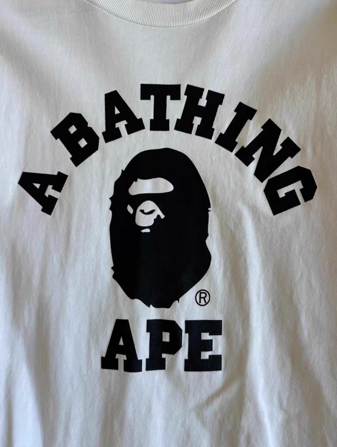 Bape BAPE Ape Head Print Short Sleeve T-Shirt K5 Size US L / EU 52-54 / 3 - 3 Thumbnail