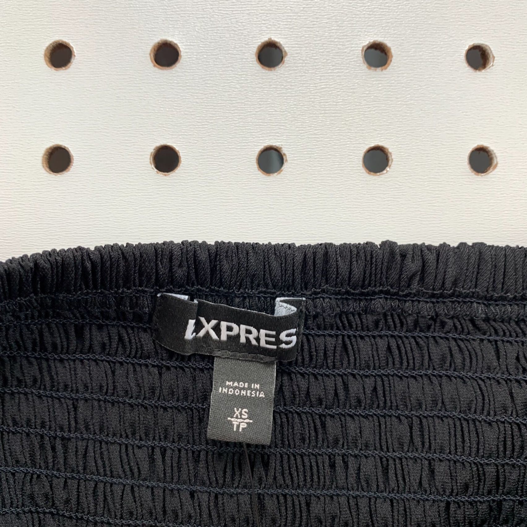 Express VINTAGE Express Black Satin Cocktail Dress with Ruffle Bottom XS Women's Party Mini Evening Size 26" / US 2 / IT 38 - 7 Thumbnail