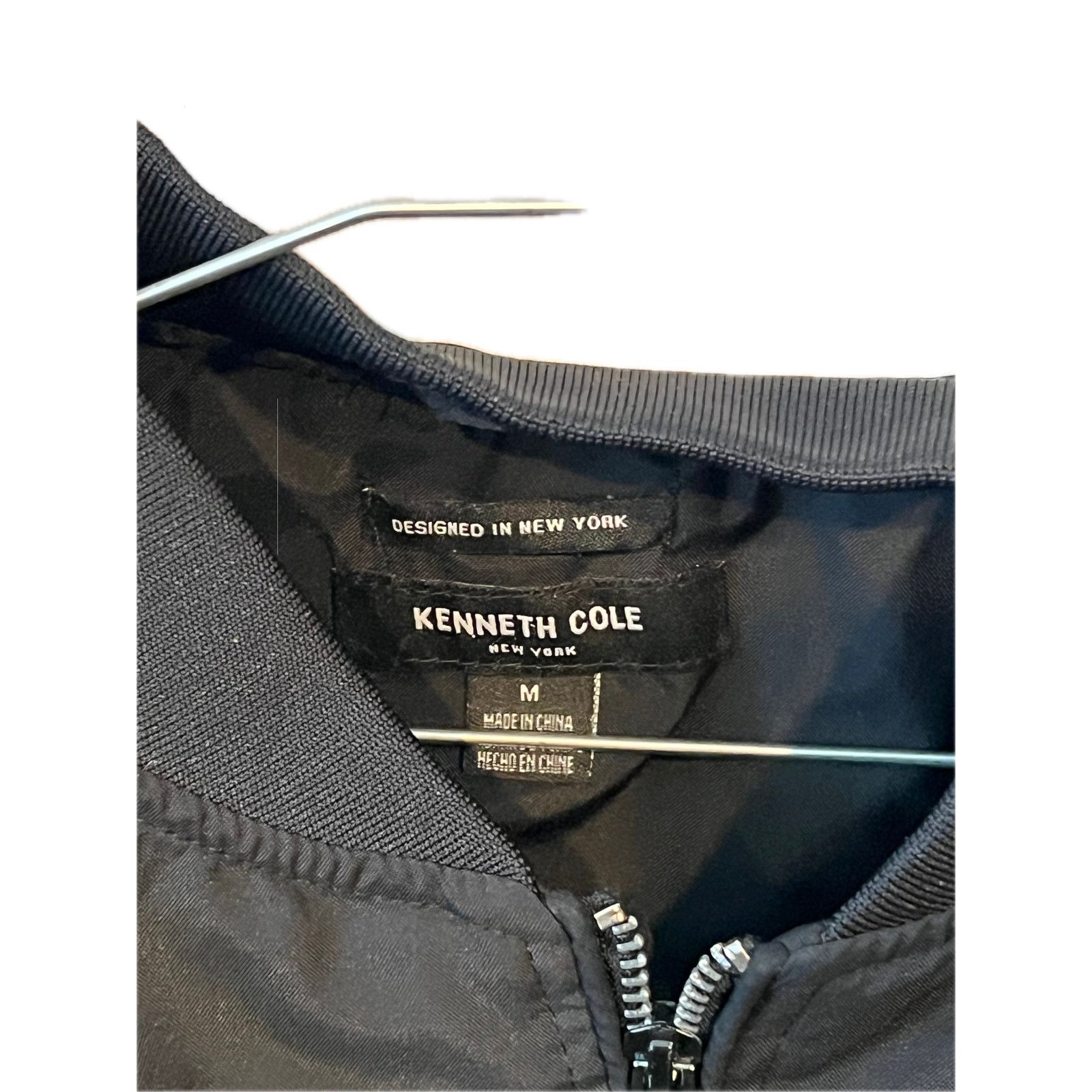 Kenneth Cole Kenneth Cole Lite Black Bomber Jacket Mens Medium Size US M / EU 48-50 / 2 - 3 Thumbnail