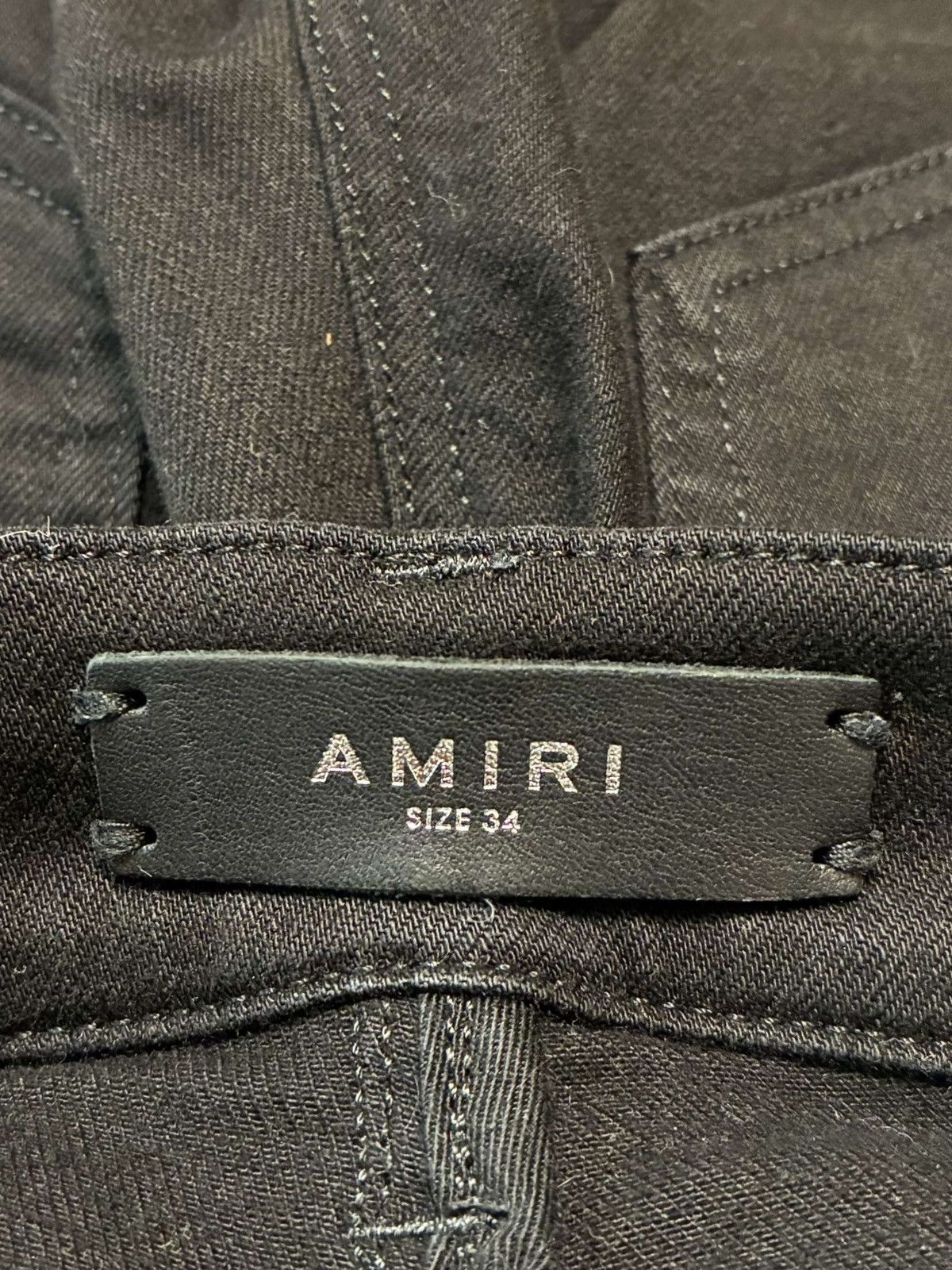 Amiri Amiri MX1 Black Bandana Patch Denim Size US 34 / EU 50 - 8 Thumbnail
