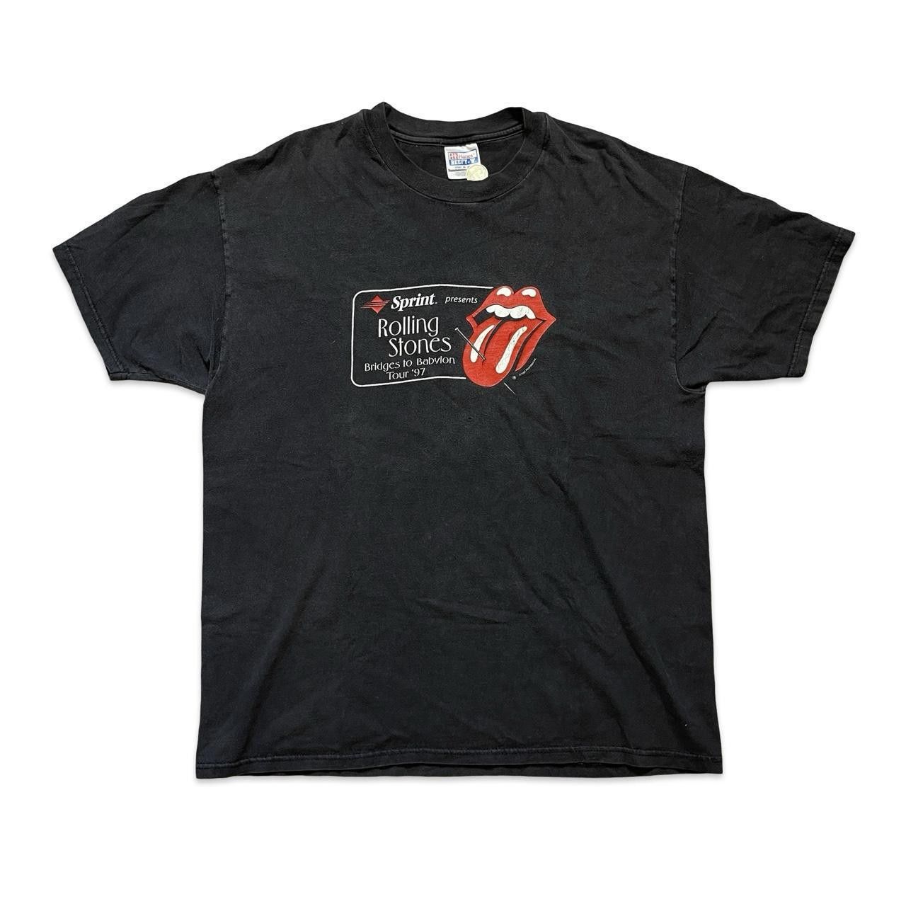 Designer Vintage Rolling Stones '97 Bridges to Babylon Tour T-Shirt Size US XL / EU 56 / 4 - 1 Thumbnail