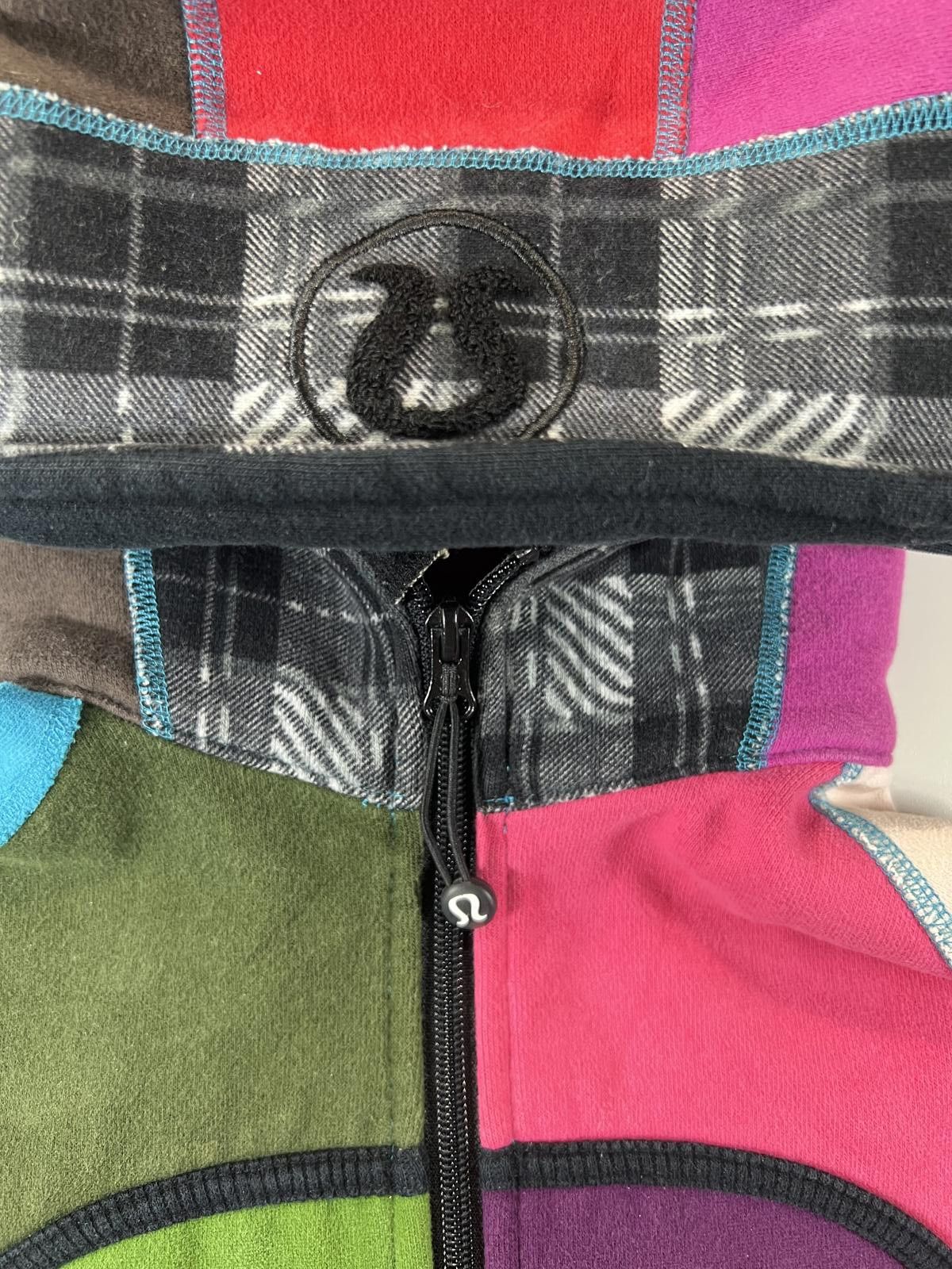 Lululemon Lululemon Multicolor Patchwork Zip-Up Hoodie Size S / US 4 / IT 40 - 2 Thumbnail