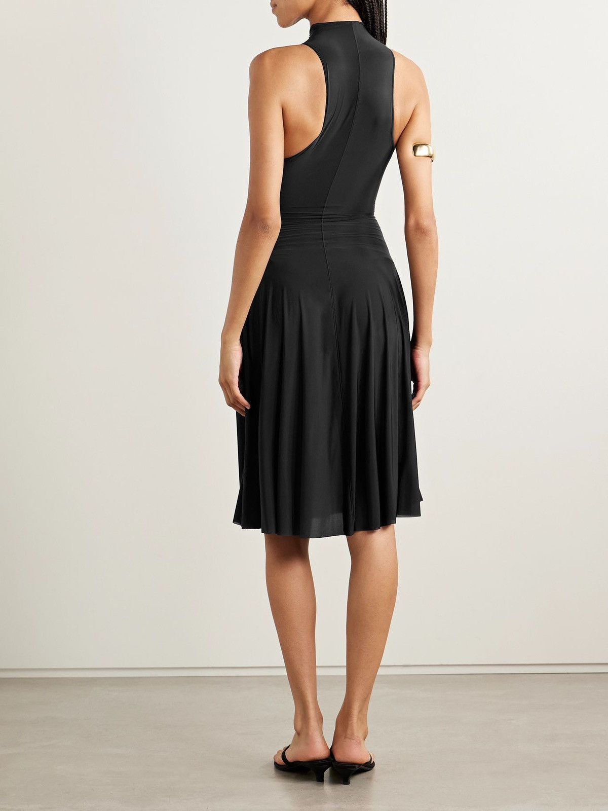 SKIMS NWT Skims Milky Sheer High Neck Midi Dress - Obsidian Medium Size M / US 6-8 / IT 42-44 - 4 Thumbnail