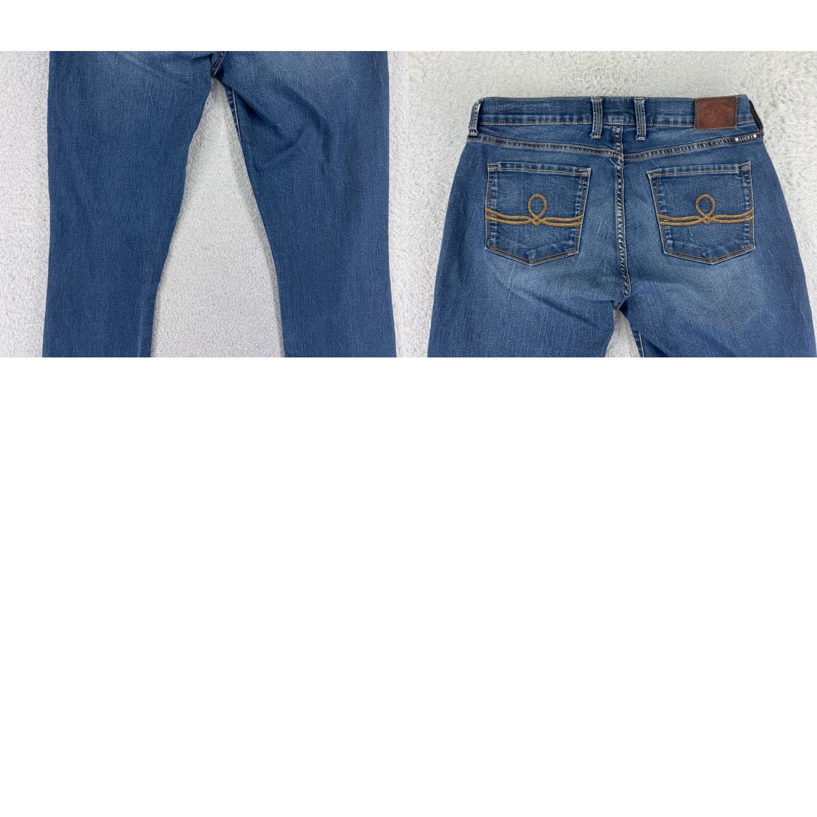 Lucky Brand Lucky Brand Jeans Skinny Blue Denim 25 27in 27in 27x27 Regular 8 Womens 90s Designer Baggy? Size 30" / US 8 / IT 44 - 10 Thumbnail