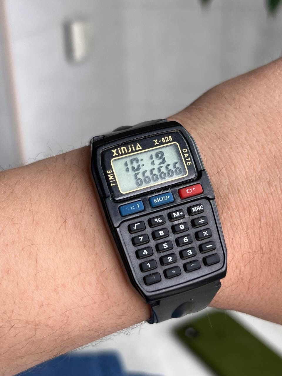 Japanese Brand × Vintage Vintage Japanese style futuristic Calculator Watch 90s Size ONE SIZE - 2 Thumbnail