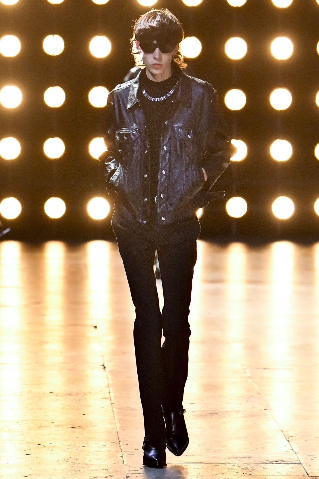 Celine Celine x Hedi leather trucker jacket 50 BNWT Hedi Slimane Size US M / EU 48-50 / 2 - 1 Thumbnail