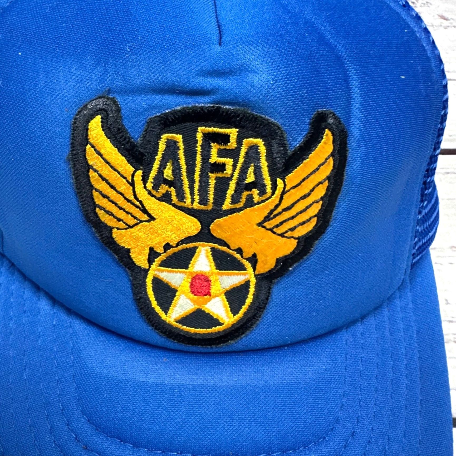 Vintage VINTAGE AFA Air Force Academy Trucker Hat Size M/L Blue Ball Cap Snapback Men's Size ONE SIZE - 2 Thumbnail