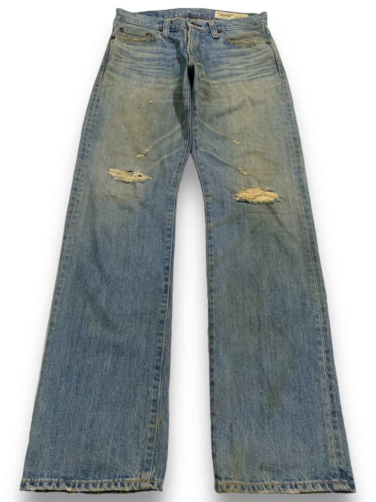 Vintage Japanese Brand Mud Wash Distressed Grunge Jeans