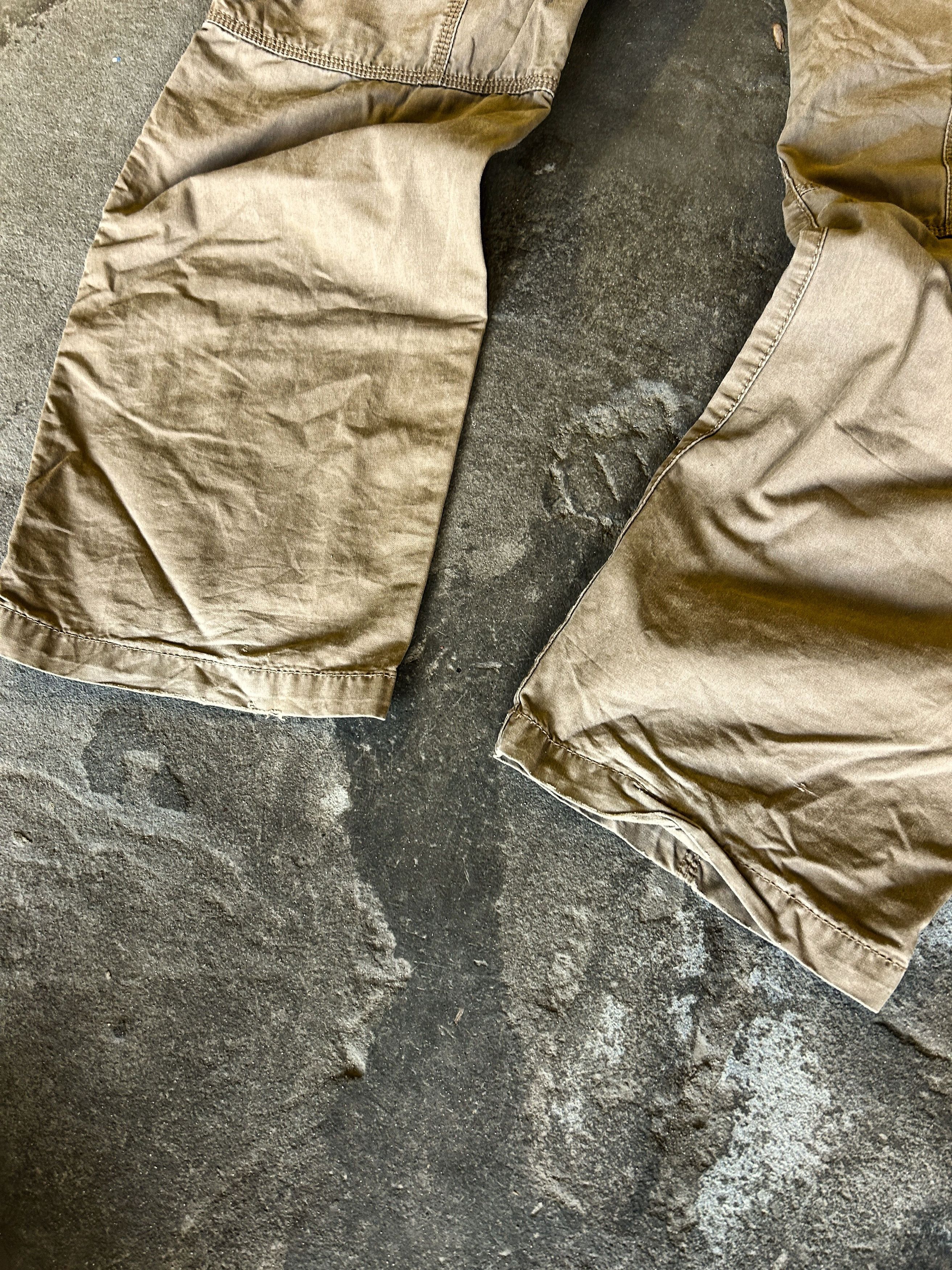 Vintage Y2K Utility Cargo Pants Beige Multi Pocket Wide Leg Workwear Size US 34 / EU 50 - 7 Thumbnail