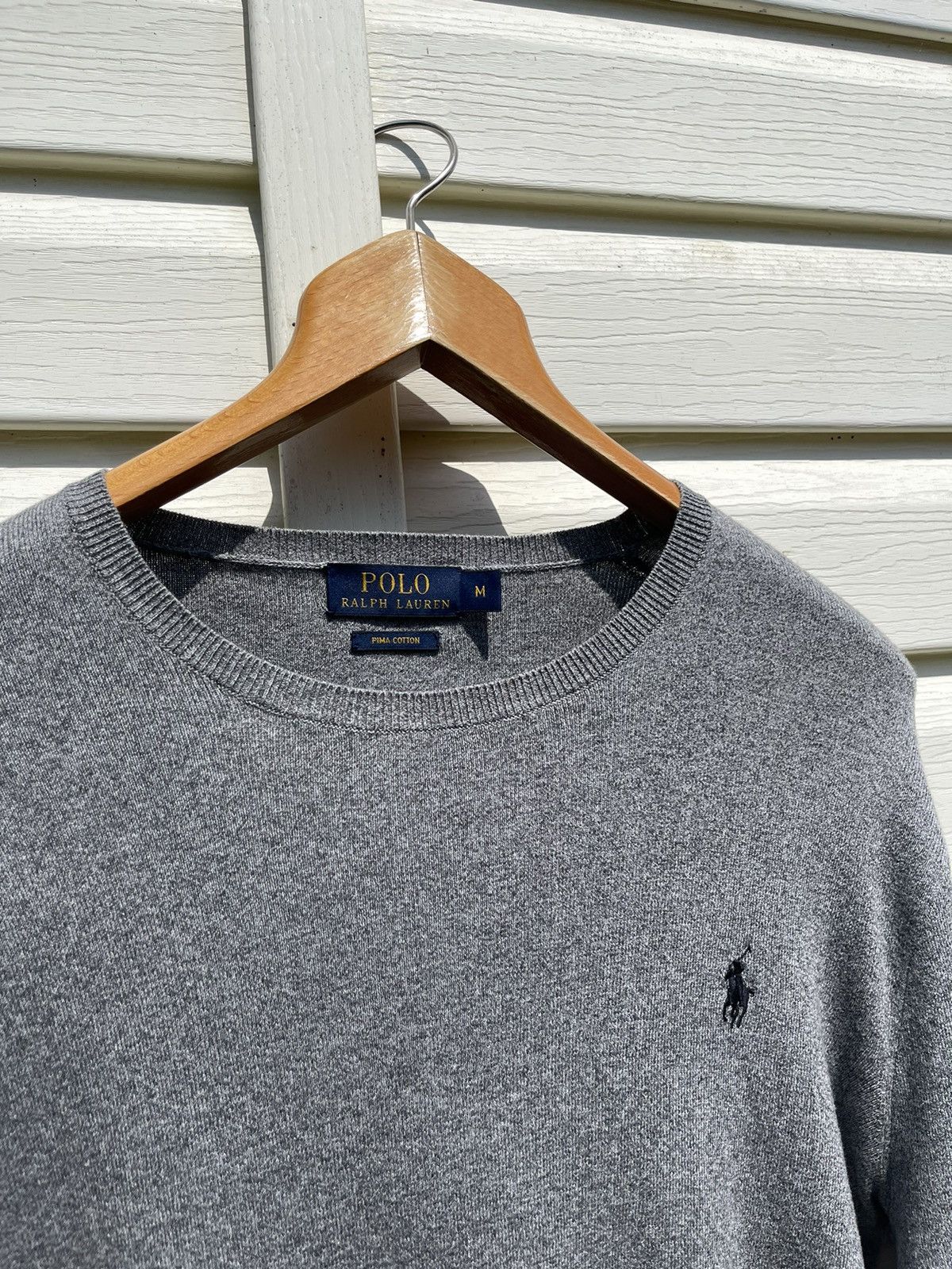 Polo Ralph Lauren Polo Ralph Lauren V-neck PRL Pony Pima Cotton Knit Sweater Size US M / EU 48-50 / 2 - 5 Thumbnail
