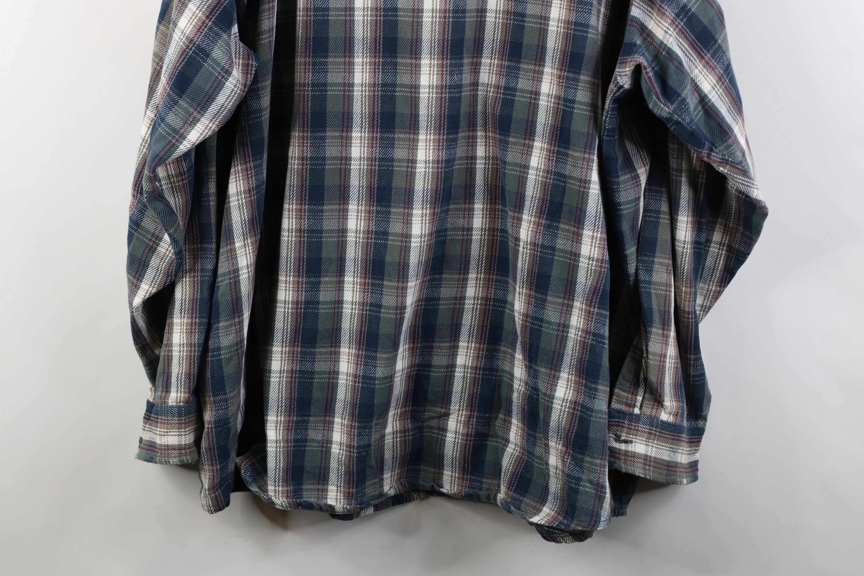 Vintage Vintage 90s OshKosh B'Gosh Heavy Flannel Button Down Shirt Size US XXL / EU 58 / 5 - 15 Thumbnail