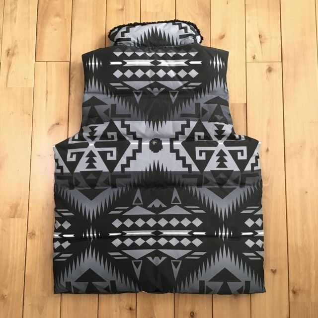 Bape × Nigo BAPE NATIVE Pattern Puffer Down Vest a bathing ape NIGO Size US S / EU 44-46 / 1 - 2 Thumbnail