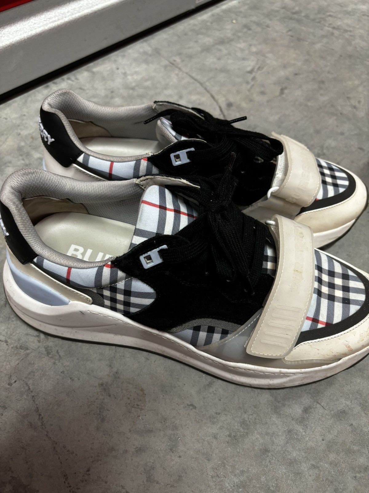 Burberry Burberry blue check Sneakers Size US 8 / EU 41 - 2 Thumbnail