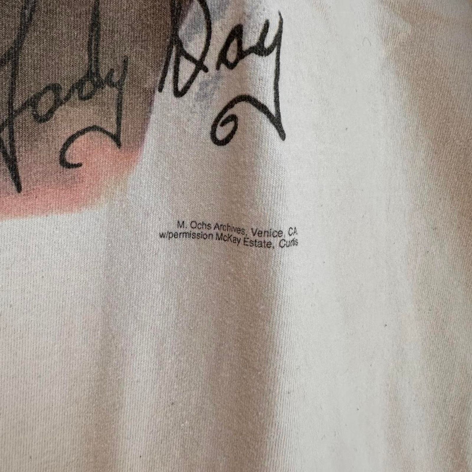 Band Tees × Vintage Vintage Billie Holiday "Lady Day" Shirt Size US XL / EU 56 / 4 - 4 Thumbnail