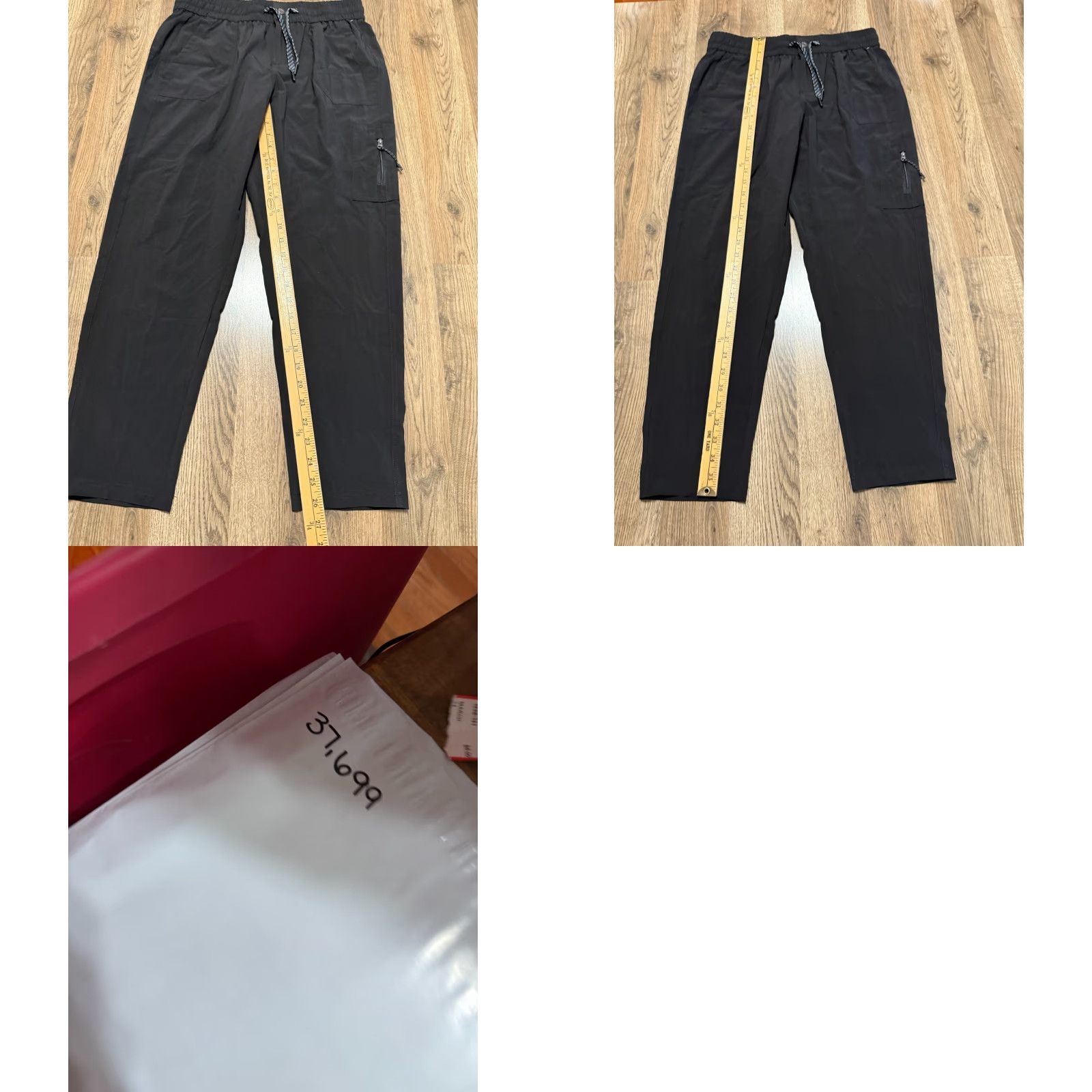 Avalanche Avalanche Pants Women’s Medium Black Elastic Waist Tie Waist Jogger Active Wear Size 32" / US 10 / IT 46 - 8 Thumbnail