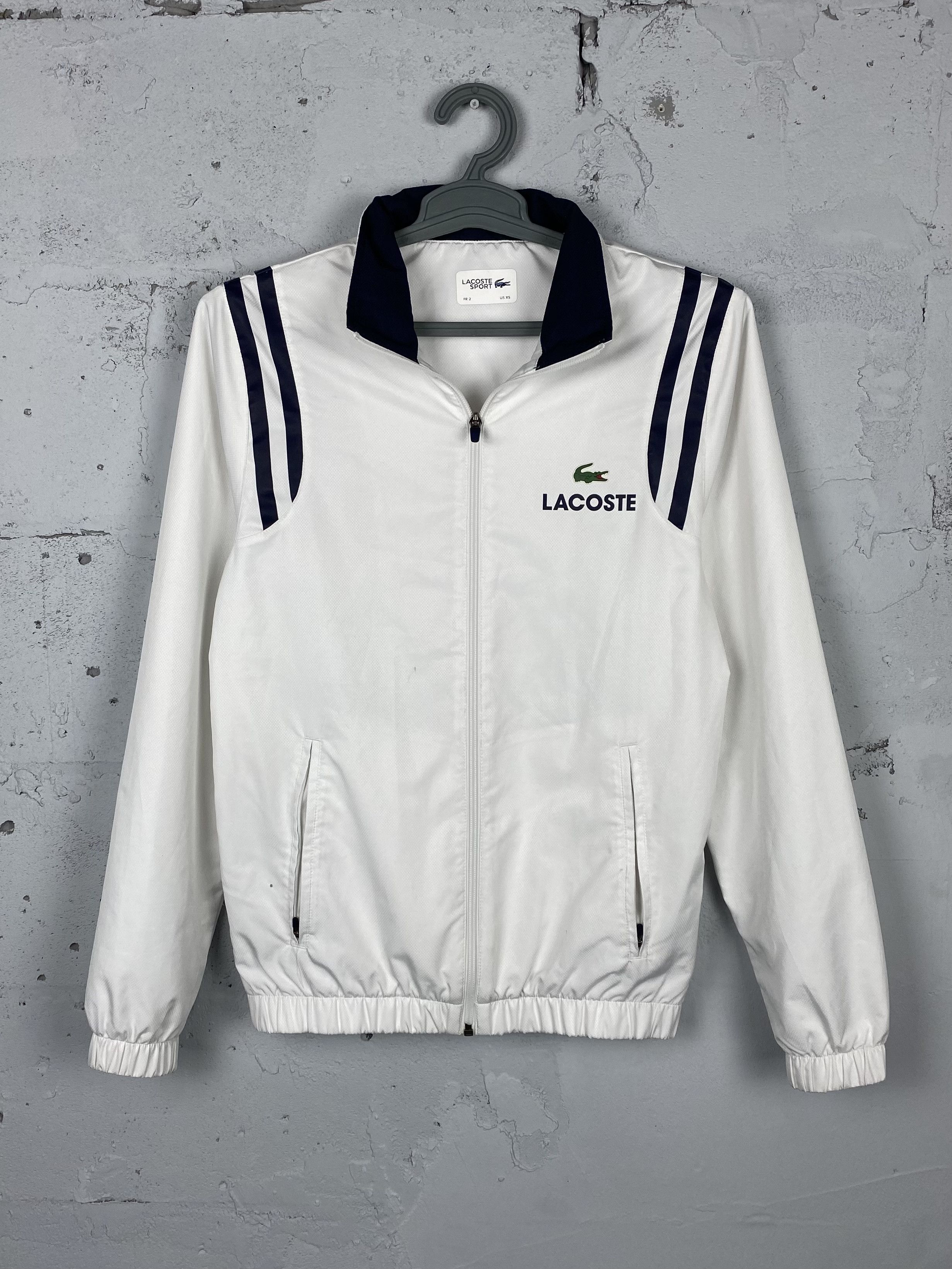 Lacoste × Vintage Vintage Lacoste Track Jacket Y2K Drill Size US XS / EU 42 / 0 - 1 Thumbnail
