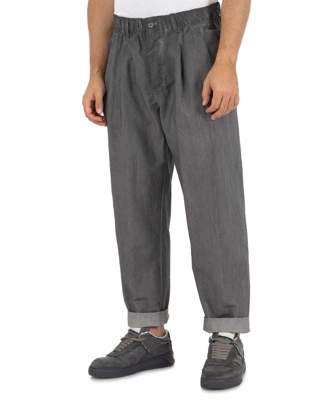 Transit Uomo Dyed gray wide pants.Like Ziggy Chen or Uma Wang Size US 34 / EU 50 - 1 Thumbnail