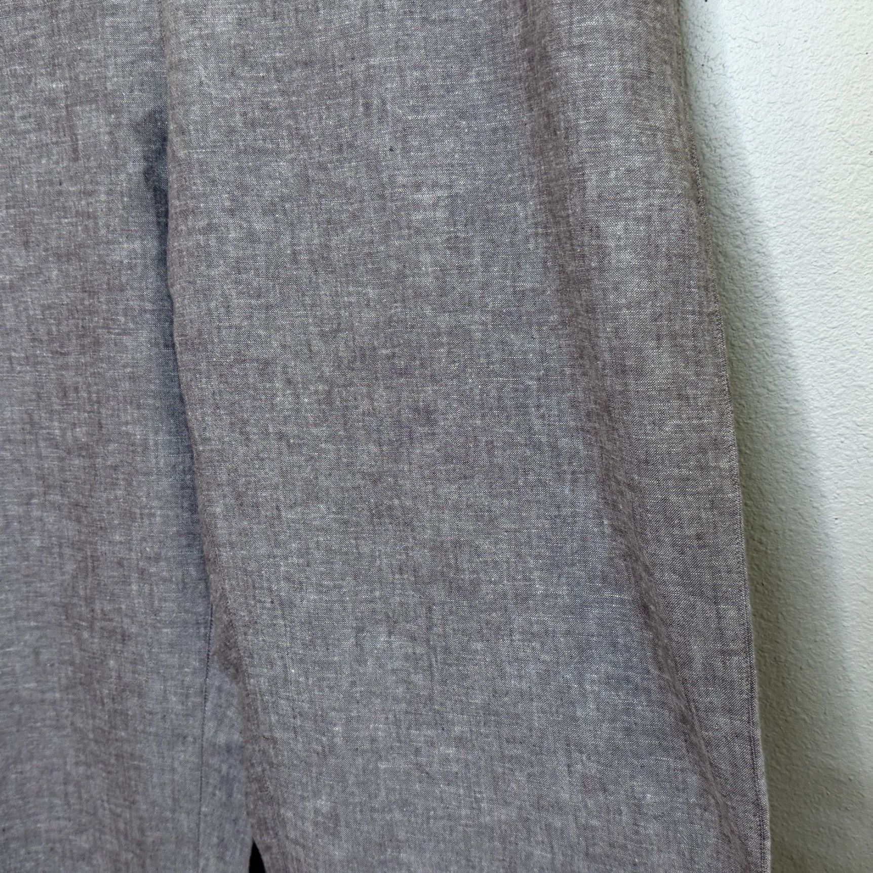 Vintage VINTAGE Chico’s Saba Pants NWT Style: Dress Pants Women’s Linen Blend High Rise Pull On Wide Leg Taupe Sz 3/XL Inseam 31 in Brown Beach Bohemian 90s? Size 40" / US 18 - 3 Thumbnail