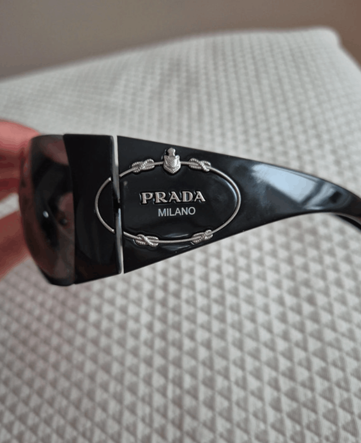 Prada PRADA Sunglasses SPR 16H Sport Red Tab Shield Mask Symbole Size ONE SIZE - 7 Thumbnail