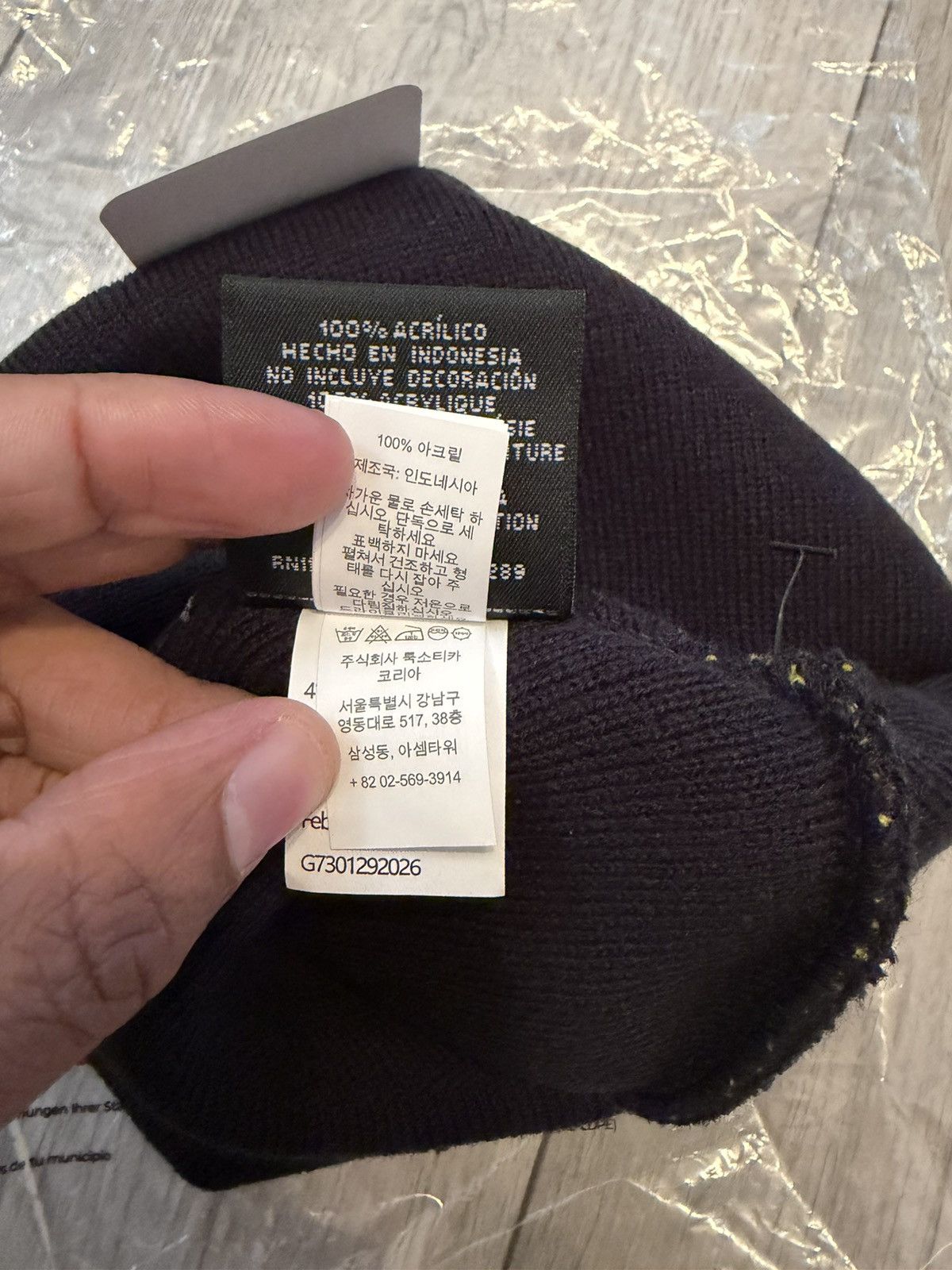 Supreme Supreme SS26 New Era Cursive Beanie Dark Navy Size ONE SIZE - 11 Thumbnail