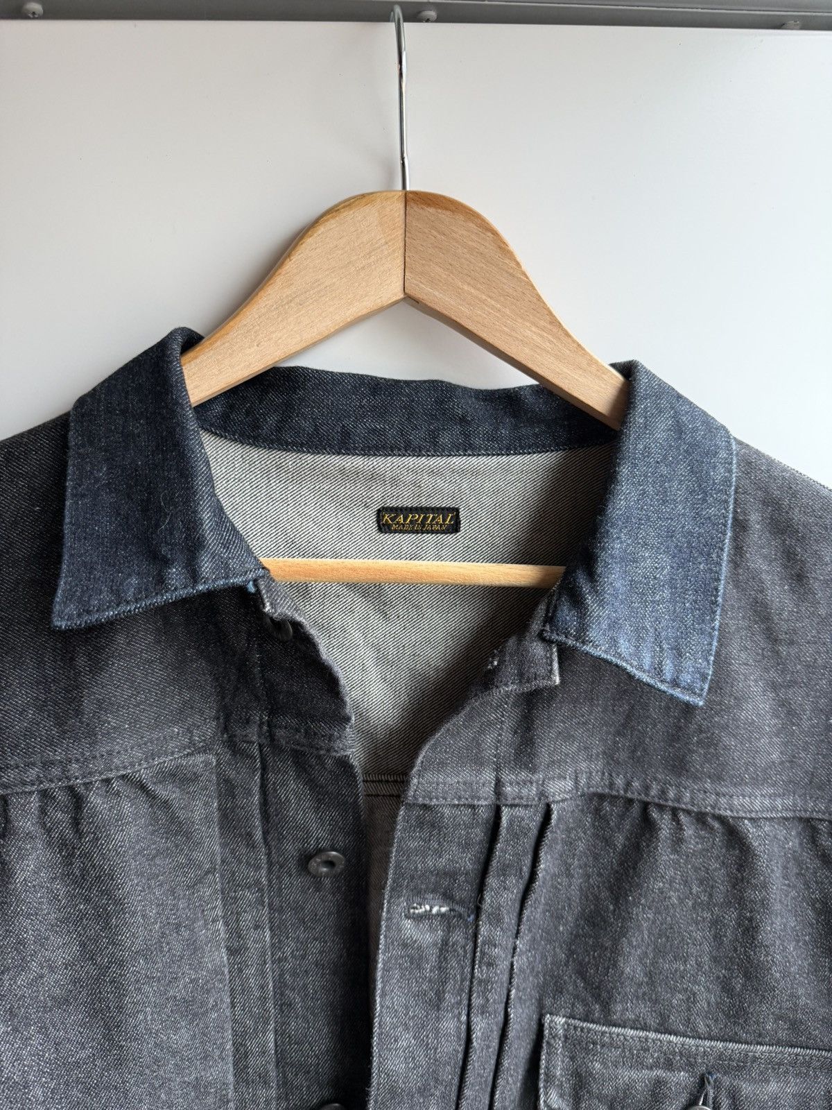 Kapital Kapital 14oz Type 1 Black Denim Jacket Size US L / EU 52-54 / 3 - 3 Thumbnail