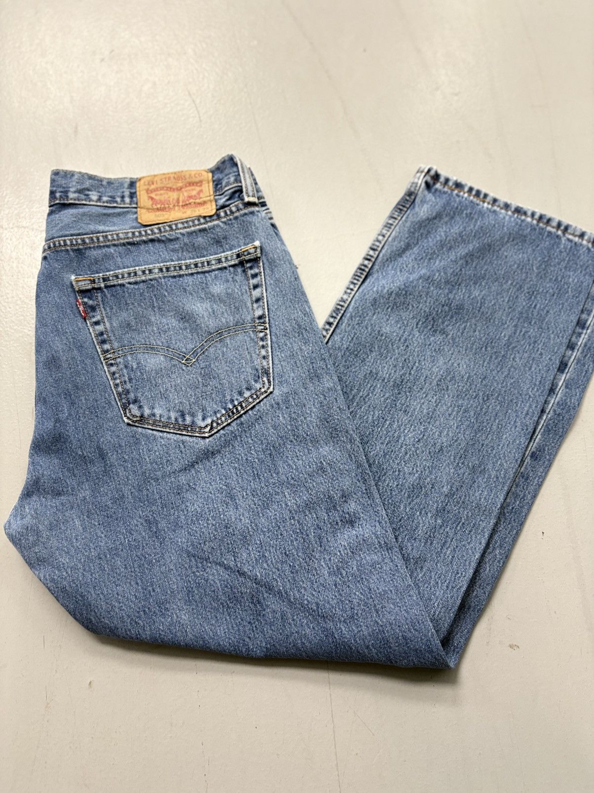 Levi's Vintage Levis 505 Jeans Zipper Fly Made in Egypt 36x29 Size US 36 / EU 52 - 1 Thumbnail