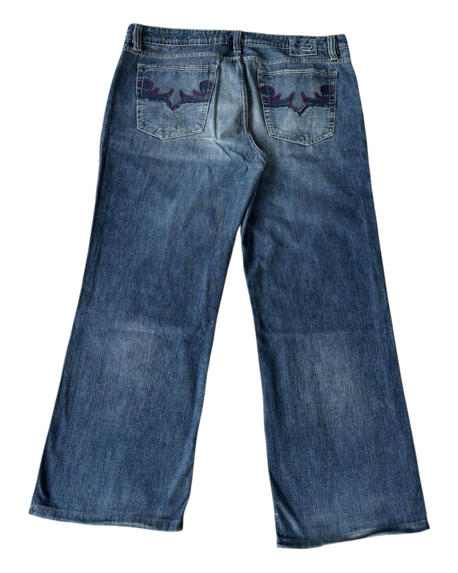 Diesel × If Six Was Nine × Le Grande Bleu (L.G.B.) Diesel Baggy Jeans Distressed Denim Size US 38 / EU 54 - 2 Thumbnail