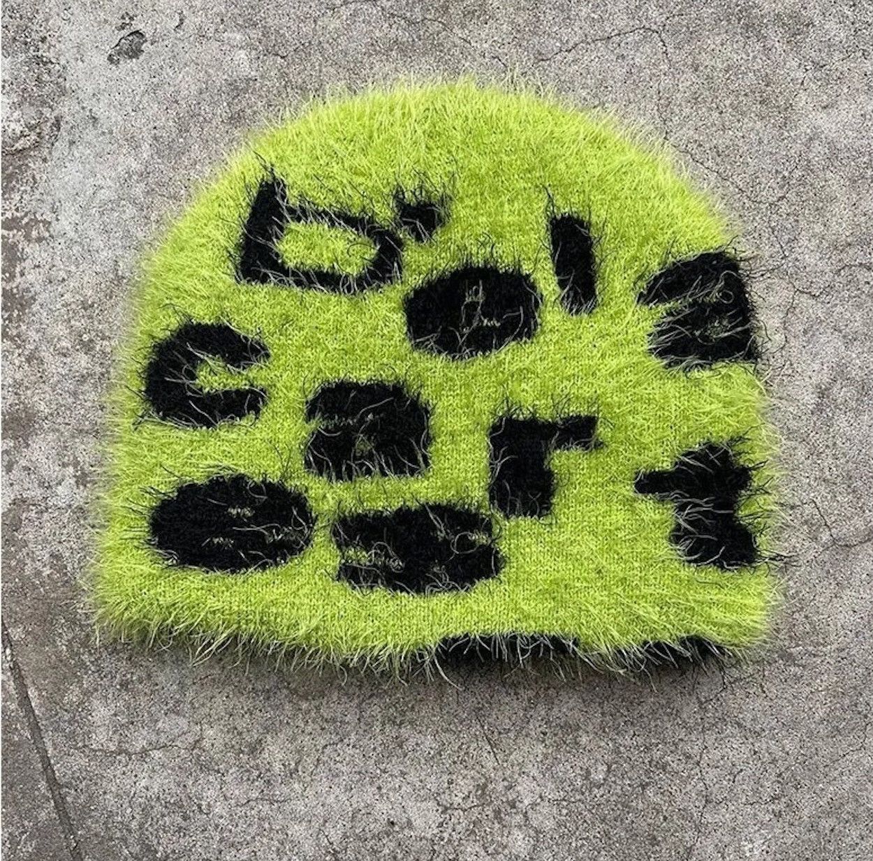 Japanese Brand Rabbit Fur Aesthetics Knit Beanie Hat Size ONE SIZE - 1 Thumbnail