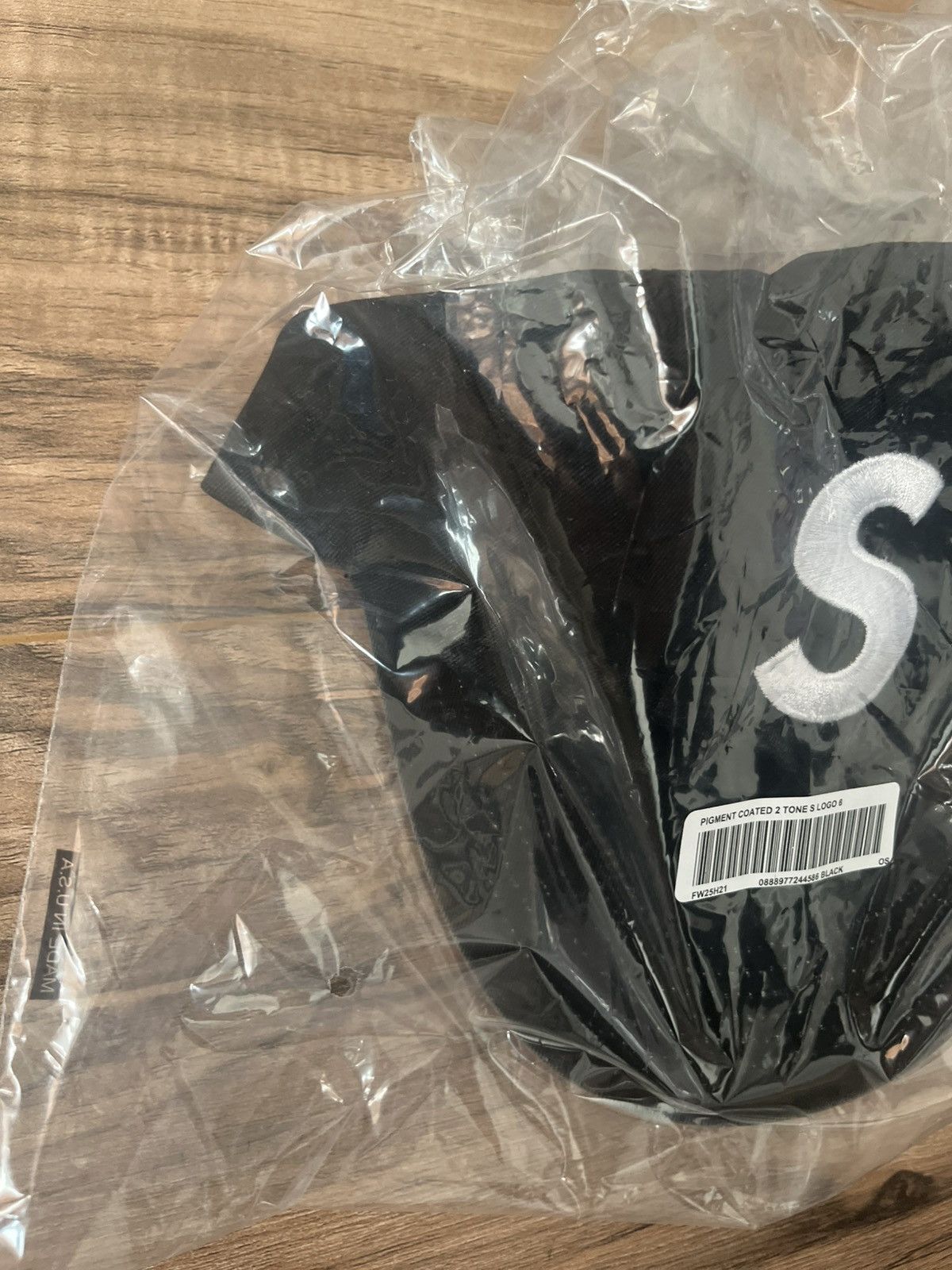 Supreme Supreme Pigment Coated 2-Tone S Logo 6-Panel Size ONE SIZE - 2 Thumbnail