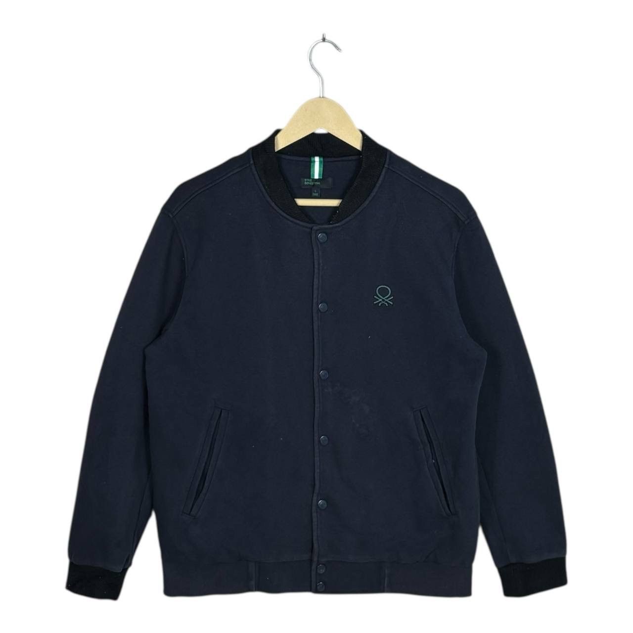 Benetton Vintage Stile Benetton 90s Embroidered Bomber Jacket L Size US L / EU 52-54 / 3 - 1 Thumbnail