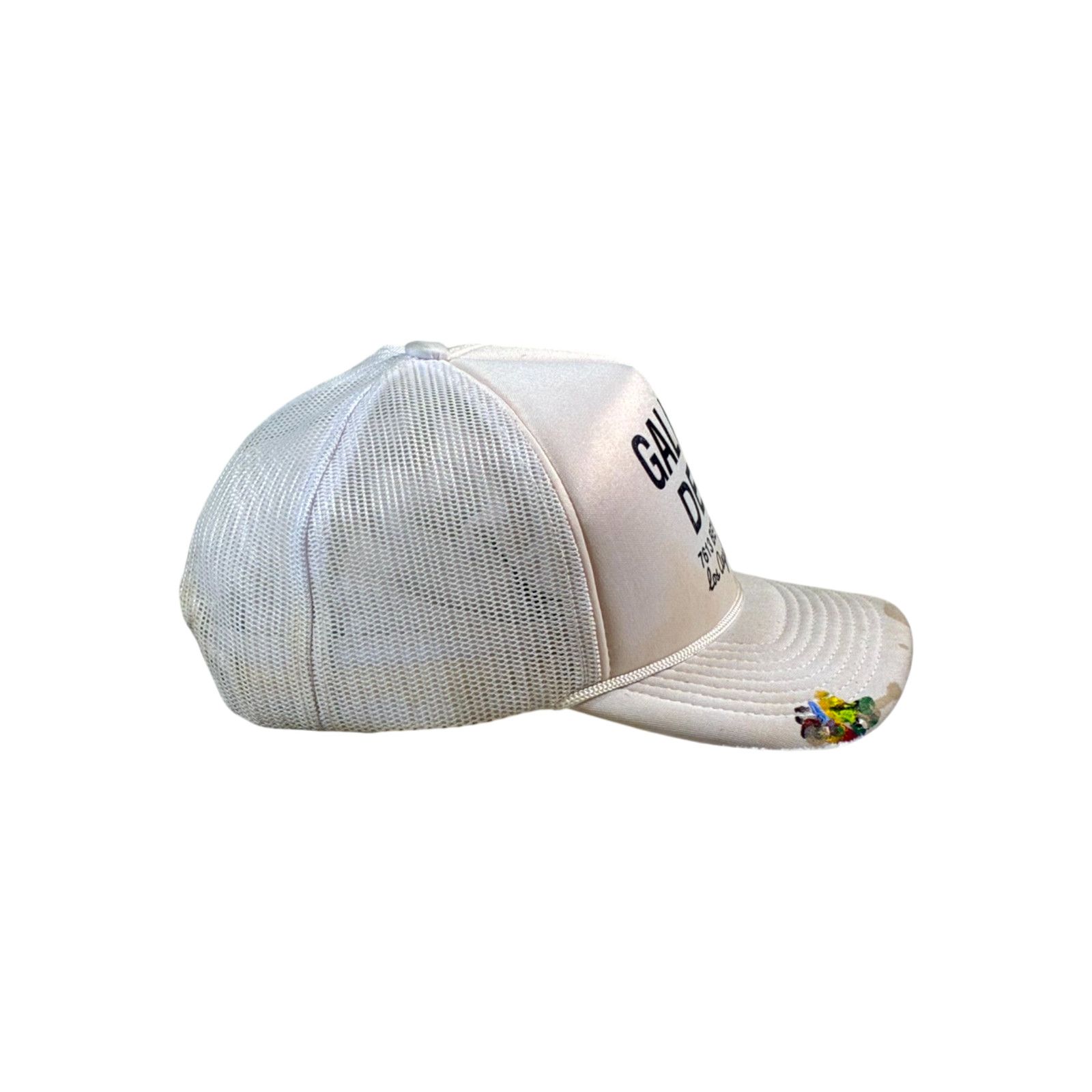 Gallery Dept. Gallery Dept Paint Splatter Trucker White Cap Size ONE SIZE - 2 Thumbnail