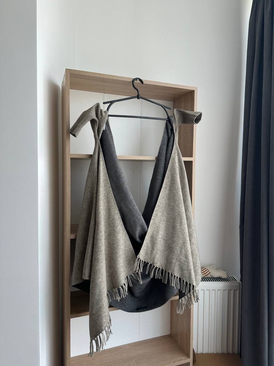 SERAPHIN × Vintage Vintage Poncho Cardigan Seraphin Gray Size US L / EU 52-54 / 3 - 15 Thumbnail