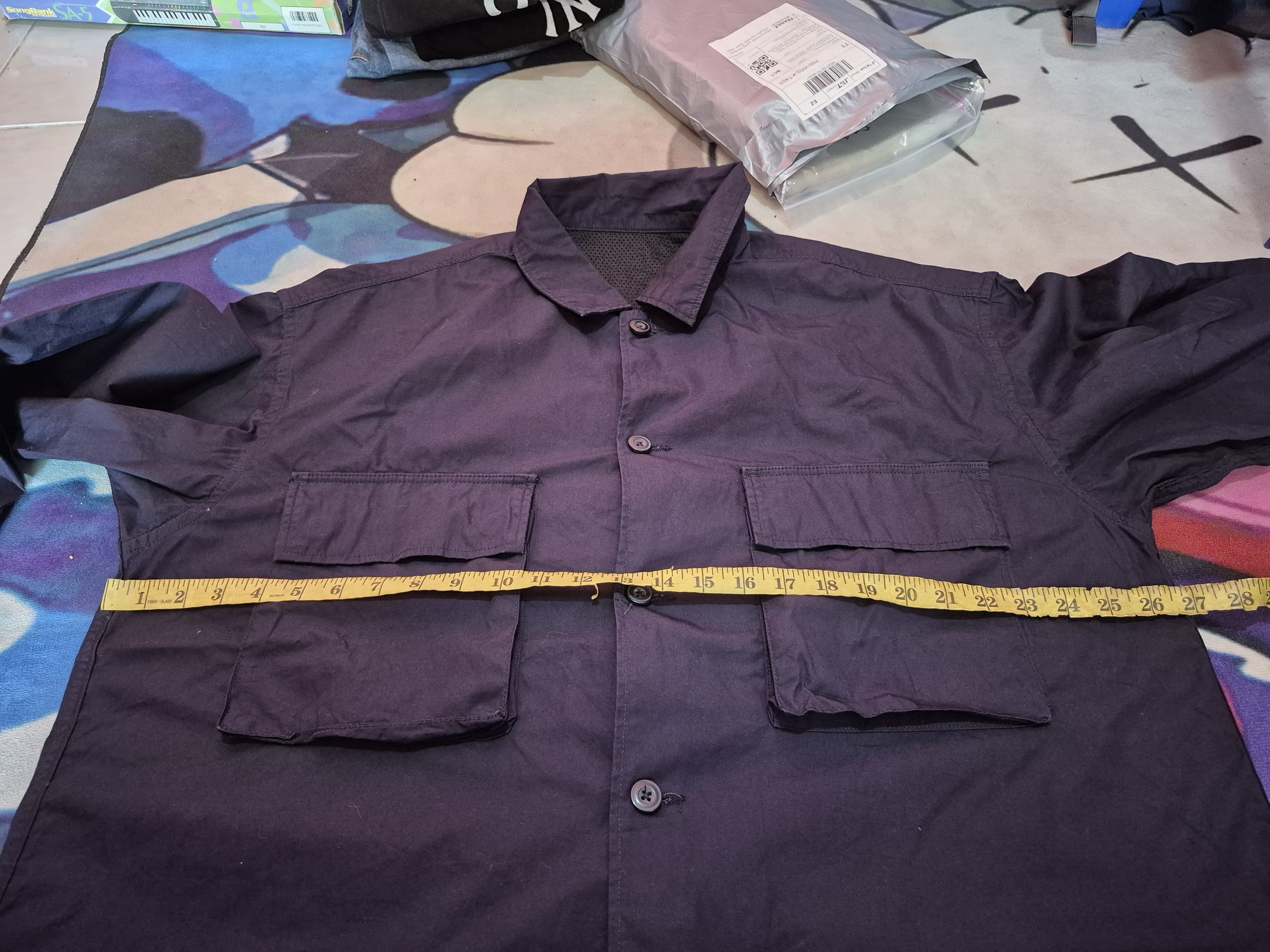 GU 🔥 GU Vintage Style Navy Workwear Utility Jacket Size US XL / EU 56 / 4 - 10 Thumbnail