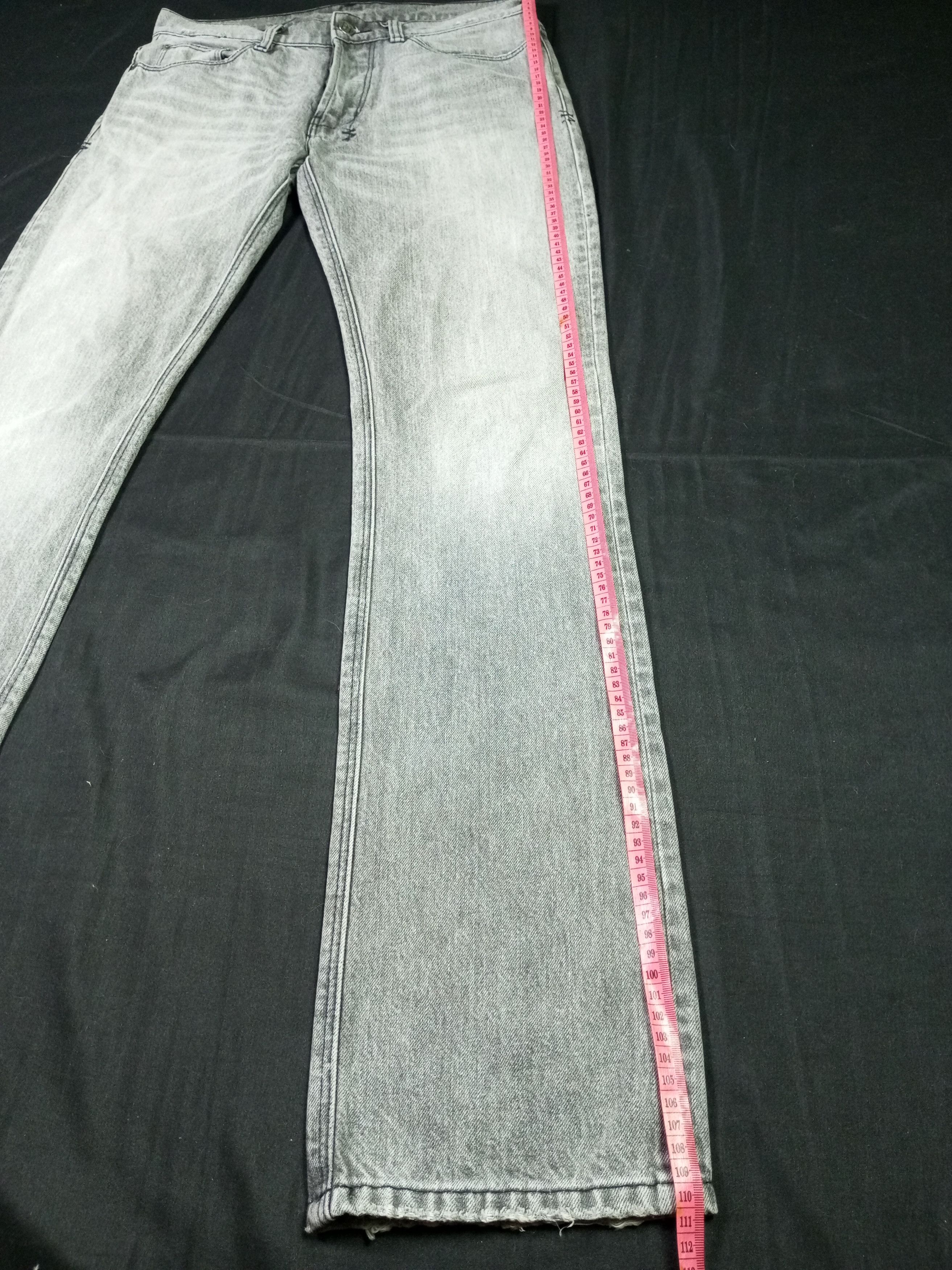 Ksubi Ksubi Grey Denim Distressed Jeans Size US 30 / EU 46 - 12 Thumbnail