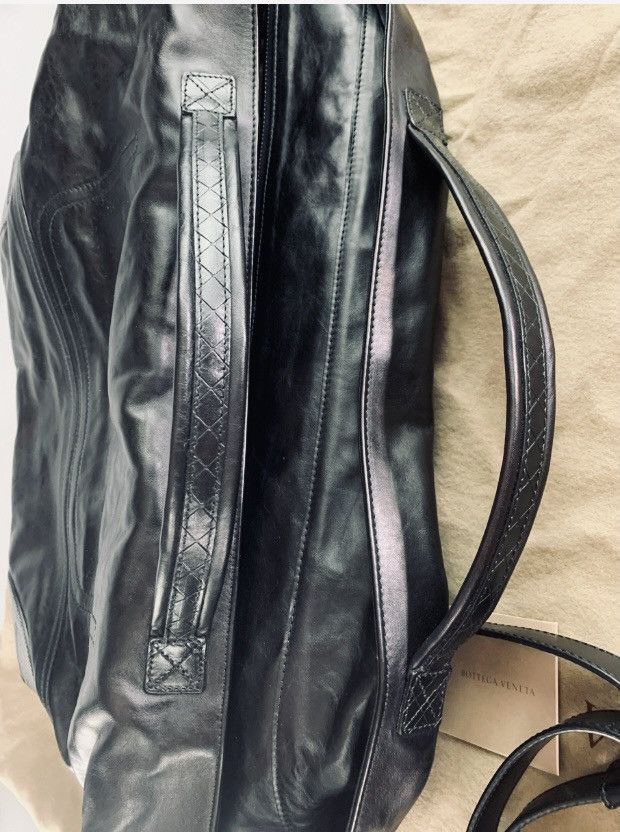 Bottega Veneta BV 🇮🇹 x Tomas Maier black calf panel stitch holdall bag NEW Size ONE SIZE - 5 Thumbnail