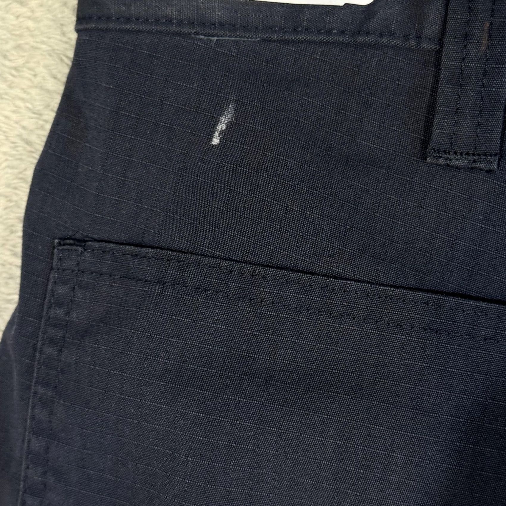 Carhartt Carhartt Pants Mens 34x29 Navy Relaxed Fit Ripstop Utility Work Zipper Broken Pockets Logo Cargo Straight Crewed: 34x29 Size US 34 / EU 50 - 6 Thumbnail
